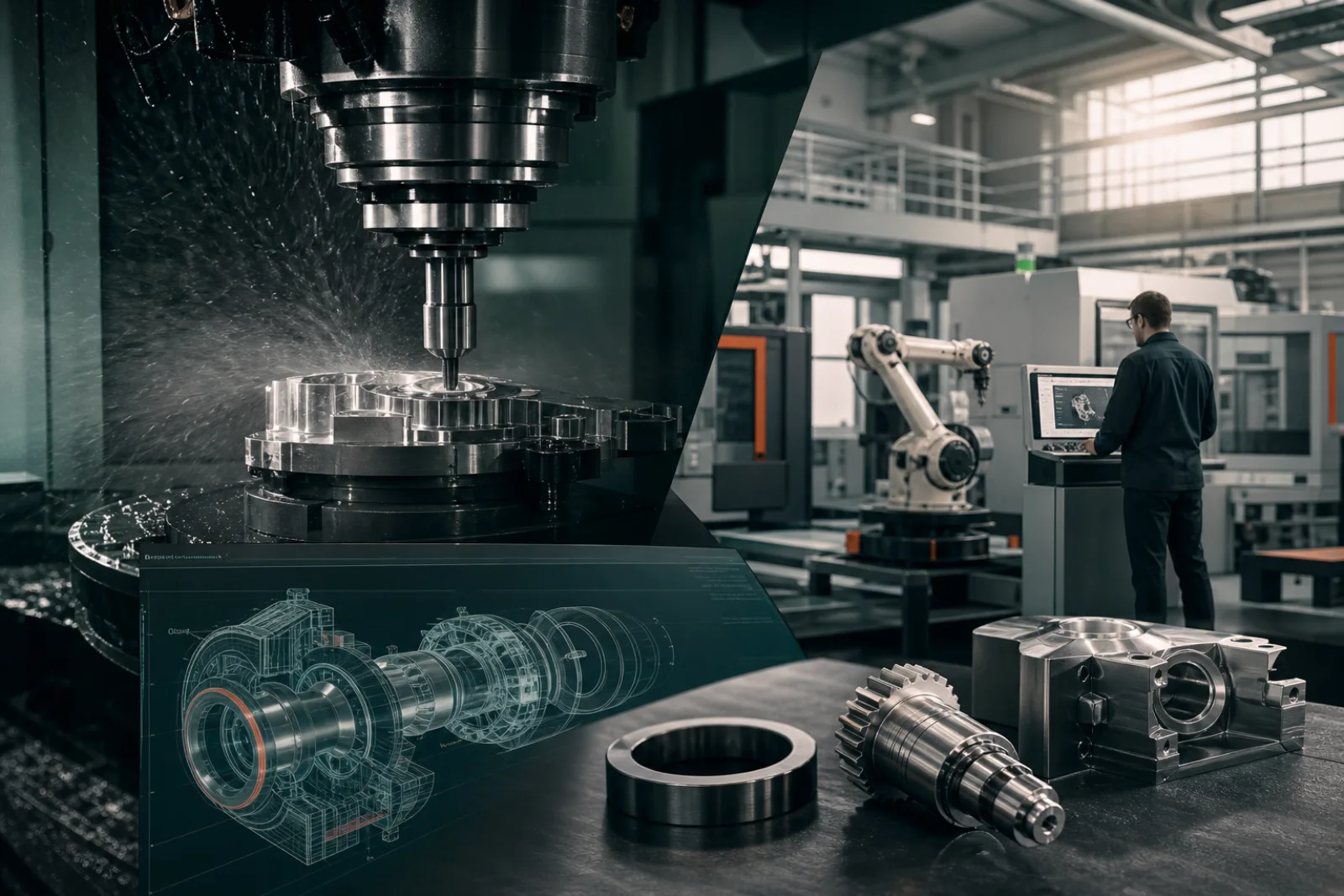 Precision manufacturing, engineering components and digital production planning