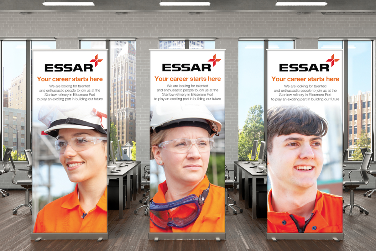 ESSAR Pull up banners